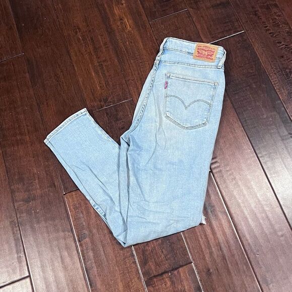 Levi's 721 Light Blue High Rise Skinny Women's Jeans - Picture 1 of 6